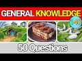 Mixed General Knowledge Quiz Trivia 140 📚💡| Can You Answer All 50 Questions Correctly? 2024