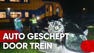 Botsing tussen auto en trein (16-11-2024, Limmen)