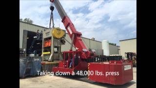 Olinger Machinery Moving 75 Ton Mobilift Kansas City