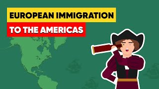 How did Europeans immigrate to the Americas?