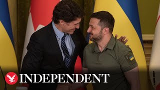 Live: Zelensky meets with Trudeau and speaks to Canadian Parliament