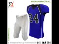 American Football uniform customized by Xelme Enterprises Manufacturer & Exporters Of Sports Wear