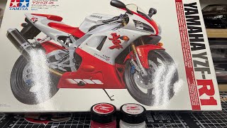 Tamiya Yamaha YZF -R1 Build Part 4 The final