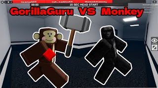 GORILLAGURU VS MONKEY in Flee the Facility!