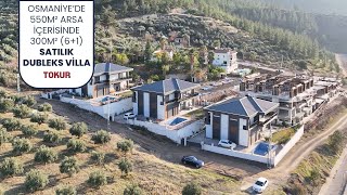 Osmaniye'de Doğa İle İç İçe Satılık Dubleks Villa