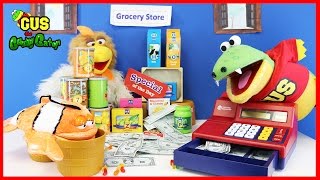 Play Food Toys Grocery Store Shopping with Kids Cash Register!