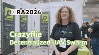 ICRA 2024: Crazyflie Demo Decentralized UAV Swarm