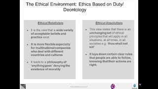 ACCA F1 Ethical Considerations - Class 19