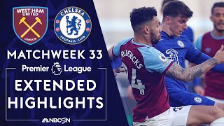 West Ham v. Chelsea | PREMIER LEAGUE HIGHLIGHTS | 4/24/2021 | NBC Sports