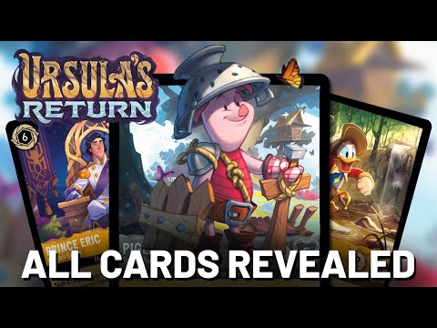 URSULA'S RETURN All 204 Cards Revealed  Enchanted Cards, Set Championship Promo and Lorcana News!