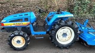 ISEKI TU205 4WD Compact Tractor \u0026 1.3 Meter Rotavator