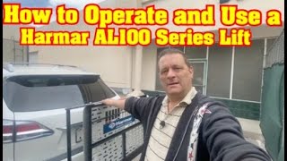 How to operate the Harmar AL series external scooter lift