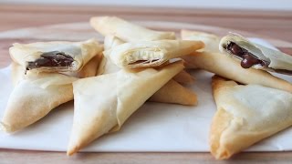 How To Make Filo Chocolate Triangles - By One Kitchen Episode 241