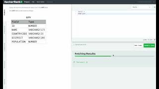Hackerrank SQL Solution #3 Basic SQL - Select All
