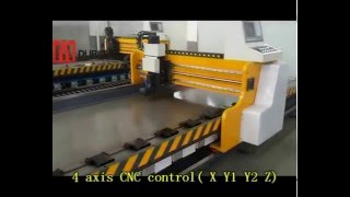 DURAMA CNC Sheet Metal Slotting Machine\\ CNC Gantry V Groover Machine