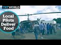 South African pilots airlift food to communities in need