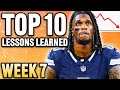 Top 10 Takeaways You NEED to Know BEFORE Week 7 Fantasy Football