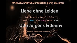 Udo Jürgens & Jenny - Liebe ohne Leiden Karaoke Version (Karaoke Version Duett)