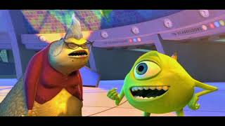 Monsters Inc. - Mike forgot about the papers