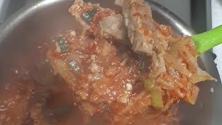 59초만에 김치찌개를 만들면 어떻게 될까? Kimchi stew