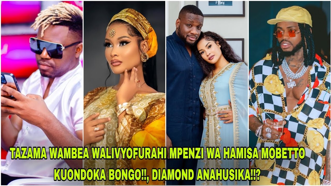 TAZAMA WAMBEA WALIVYOFURAHI MPENZI WA HAMISA MOBETTO KUONDOKA BONGO ...