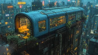 ☔️Solitude in the Dystopia | Cyberpunk Dark Ambient Music for Sleep #darkambient #music
