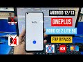 Oneplus nord ce 2 lite 5g frp bypass | android 12/13 | youtube update problem | letest security 2024