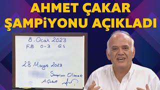 Ahmet Çakar'dan Fenerbahçe-Galatasaray derbisi sonrası büyük iddia! Şampiyon...