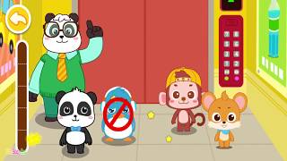 Baby Panda's Safety Journey: Learn Crucial Safety Tips at Home & While Traveling - Educational Game