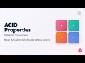 ACID Properties Explained: Database Transaction Fundamentals for Beginners