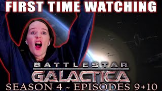 BATTLESTAR GALACTICA | Season 4 Ep. 9 + 10  | First Time Watching Reaction | EARTH!!!