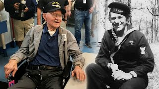 97-Year-Old Navy Veteran Visits USS Midway For First Time In More Than 70 Years