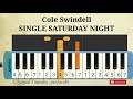 Cole Swindell - SINGLE SATURDAY NIGHT - melodica tutorial