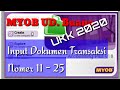 Myob Accounting UD. Buana || Input Transaksi No. 11 - 25 || bahagian. 5