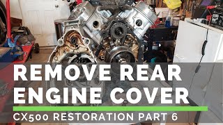 Remove Water Pump & Rear Engine Cover - CX500 Part 6