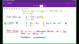 106B Discussion: Feedback Linearization