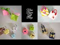 5 Easy Mini Paper Gift Bags Ideas | Paper Craft | How to make Mini Paper Bags | DIY