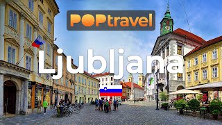 Walking in LJUBLJANA / Slovenia 🇸🇮- City to Castle - 4K 60fps (UHD)