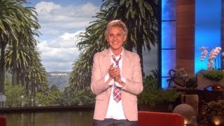 Ellen Commends President Obama