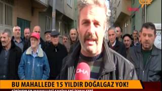 Bu mahallede 15 yıldır doğalgaz yok