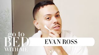 Actor Evan Ross' Nighttime Skincare Routine | Go To Bed With Me | Harper's BAZAAR