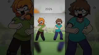 Alex and Steve bee #minecraft #memes #animation feed game reels #shortclips video mine