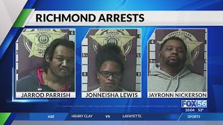 3 arrested in Richmond for alleged assault, aggravated trafficking