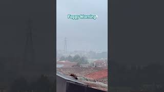 ইতালীর 🇮🇹 -২° তে কুয়াশাচ্ছন্ন শীতের সকাল 🌬️ #foryou #fyp #foogymorning #winter #italy #viral