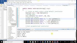 Java Array of Objects, Part 1