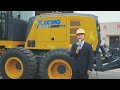 xcmg motor grader gr2205t walk around the newest 2023