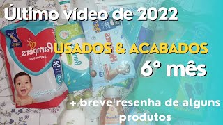 Último vídeo do ano • Usados e acabados do 6° mês • Baby Luan 💙 | Fabiana Santos