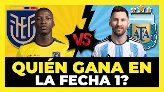 Análisis y Predicción Ecuador vs Argentina | Fecha 1 Eliminatorias Mundial 2026 🇪🇨🏆