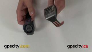 Garmin Forerunner 310XT vs Forerunner 110 GPS running watch differences with GPS City