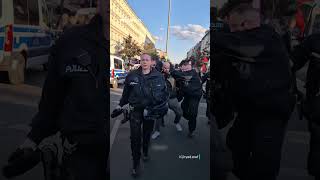 Berlin police intervene at Freedom Flotilla rally